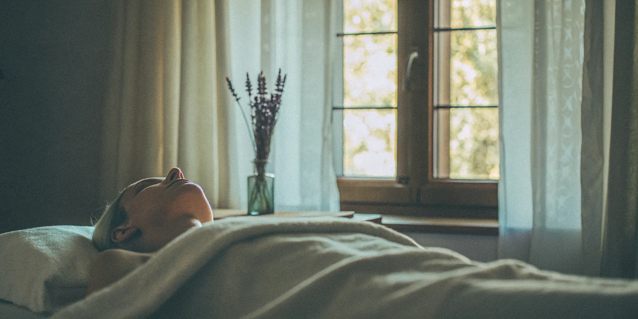 Woman resting calmly, following essential botox aftercare instructions.